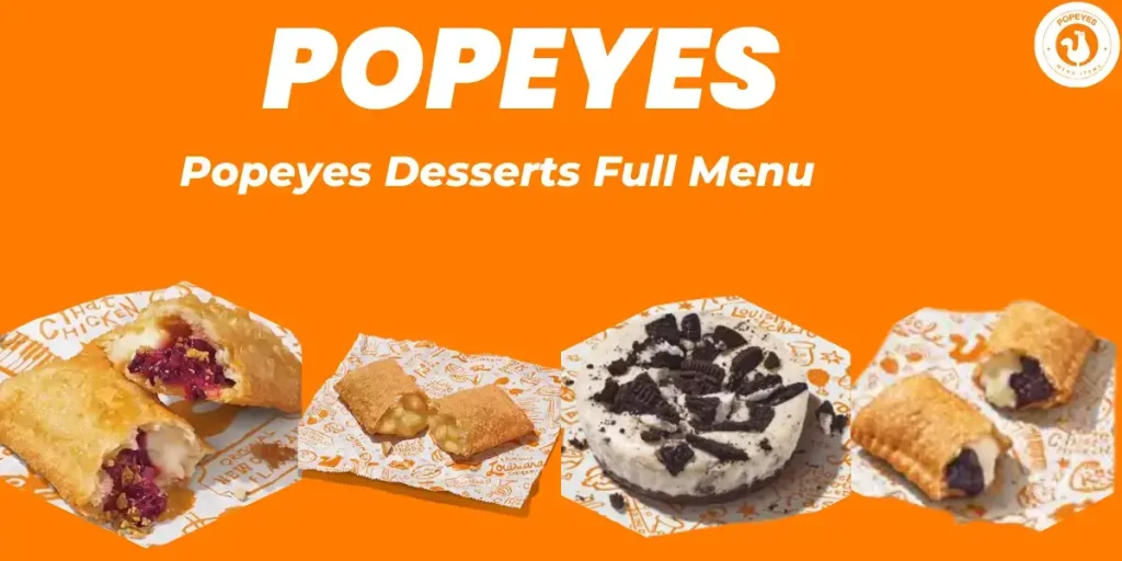 Popeyes Desserts Full Menu

