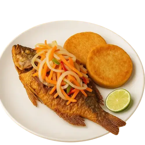 Popeyes Escoveitch Fish & Bammy
