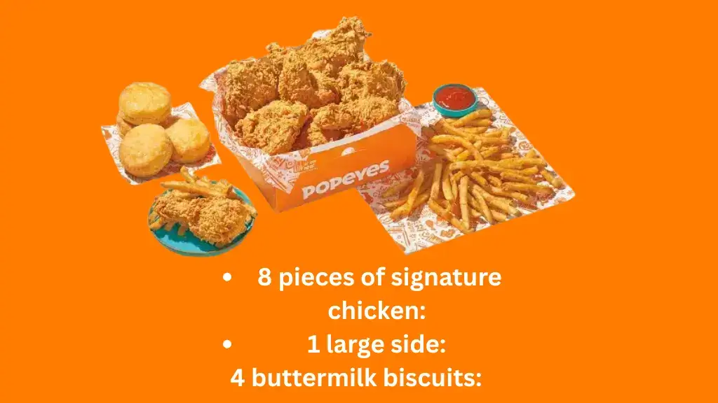 Popeyes 8Pc Classic Signature Chicken Family