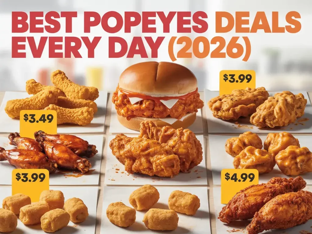 Popeyes Daily Specials -Weekly Deal Guide